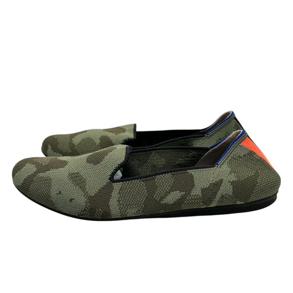Rothy’s The Loafer Olive Camo Comfort Slip On Flats Women’s 7.5 - Picture 2 of 14